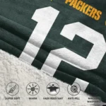 Nfl Green Bay Packers Blanket Hoodie Aaron Rodgers 1