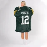 Nfl Green Bay Packers Blanket Hoodie Aaron Rodgers 1