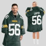 Nfl Green Bay Packers Blanket Hoodie Edgerrin Cooper 1