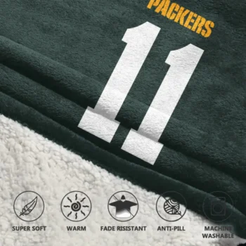 Nfl Green Bay Packers Blanket Hoodie Jayden Reed 2