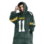 Nfl Green Bay Packers Blanket Hoodie Jayden Reed 1