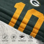 Nfl Green Bay Packers Blanket Hoodie Jordan Love 1