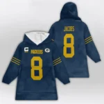 Nfl Green Bay Packers Blanket Hoodie Josh Jacobs 1