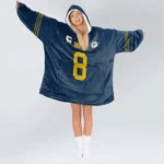 Nfl Green Bay Packers Blanket Hoodie Josh Jacobs 1