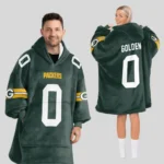 Nfl Green Bay Packers Blanket Hoodie Matthew Golden 1