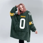 Nfl Green Bay Packers Blanket Hoodie Matthew Golden 1