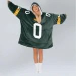 Nfl Green Bay Packers Blanket Hoodie Matthew Golden 1