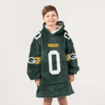 Nfl Green Bay Packers Blanket Hoodie Matthew Golden 1
