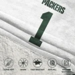 Nfl Green Bay Packers Blanket Hoodie Micah Parsons 1