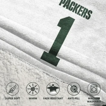 Nfl Green Bay Packers Blanket Hoodie Micah Parsons 2