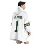 Nfl Green Bay Packers Blanket Hoodie Micah Parsons 1
