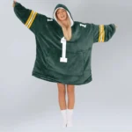Nfl Green Bay Packers Blanket Hoodie Micah Parsons Autographed 1