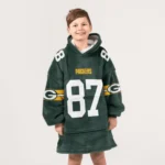 Nfl Green Bay Packers Blanket Hoodie Romeo Doubs 1