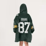 Nfl Green Bay Packers Blanket Hoodie Romeo Doubs 1