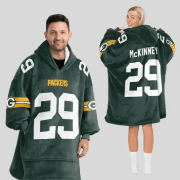 Nfl Green Bay Packers Blanket Hoodie Xavier Mckinney 1