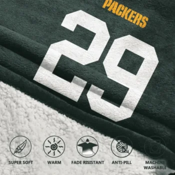 Nfl Green Bay Packers Blanket Hoodie Xavier Mckinney 2