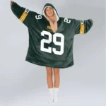 Nfl Green Bay Packers Blanket Hoodie Xavier Mckinney 1