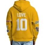 Nfl Green Bay Packers Quarter Zip Waffle Hoodie Jordan Love 1