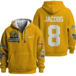 Nfl Green Bay Packers Quarter Zip Waffle Hoodie Josh Jacobs 1