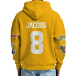Nfl Green Bay Packers Quarter Zip Waffle Hoodie Josh Jacobs 1