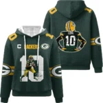 Nfl Green Bay Packers Waffle Hoodie Green Love 1