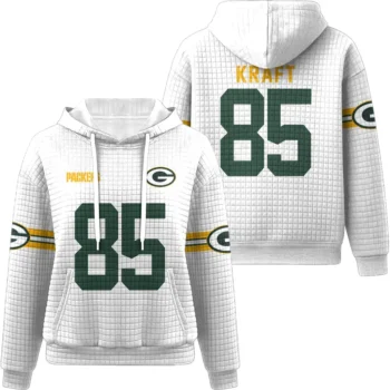 Nfl Green Bay Packers Waffle Hoodie Tucker Kraft 1