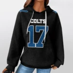 Nfl Indianapolis Colts Waffle Hoodie Daniel Jones 2