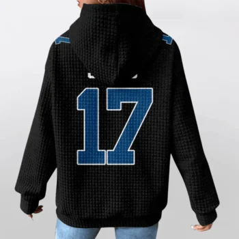 Nfl Indianapolis Colts Waffle Hoodie Daniel Jones 3