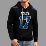 Nfl Indianapolis Colts Waffle Hoodie Daniel Jones 2