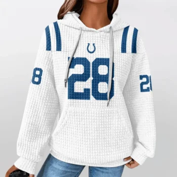 Nfl Indianapolis Colts Waffle Hoodie Jonathan Taylor 2