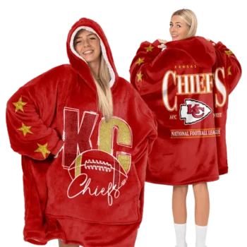 Nfl Kansas City Chiefs Blanket Hoodie 1