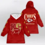 Nfl Kansas City Chiefs Blanket Hoodie 1