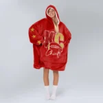 Nfl Kansas City Chiefs Blanket Hoodie 1