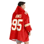 Nfl Kansas City Chiefs Blanket Hoodie Chris Jones 1