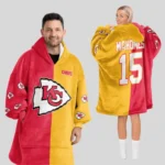 Nfl Kansas City Chiefs Blanket Hoodie Patrick Mahomes 1