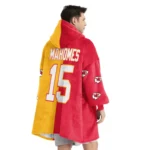 Nfl Kansas City Chiefs Blanket Hoodie Patrick Mahomes 1