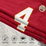 Nfl Kansas City Chiefs Blanket Hoodie Rashee Rice 1