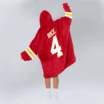 Nfl Kansas City Chiefs Blanket Hoodie Rashee Rice 1