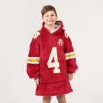 Nfl Kansas City Chiefs Blanket Hoodie Rashee Rice 1