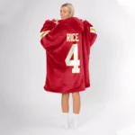 Nfl Kansas City Chiefs Blanket Hoodie Rashee Rice 1