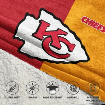 Nfl Kansas City Chiefs Blanket Hoodie Travis Kelce 2