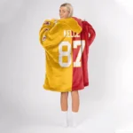 Nfl Kansas City Chiefs Blanket Hoodie Travis Kelce 1