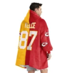 Nfl Kansas City Chiefs Blanket Hoodie Travis Kelce 1