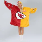 Nfl Kansas City Chiefs Blanket Hoodie Travis Kelce 1