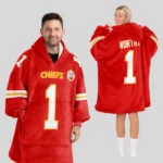 Nfl Kansas City Chiefs Blanket Hoodie Xavier Worthy 1
