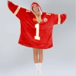 Nfl Kansas City Chiefs Blanket Hoodie Xavier Worthy 1