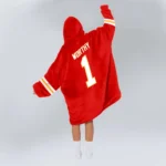 Nfl Kansas City Chiefs Blanket Hoodie Xavier Worthy 1