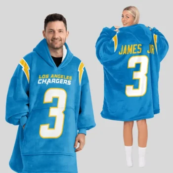 Nfl Los Angeles Chargers Blanket Hoodie Derwin James Jr 1