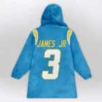 Nfl Los Angeles Chargers Blanket Hoodie Derwin James Jr 1
