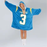 Nfl Los Angeles Chargers Blanket Hoodie Derwin James Jr 1